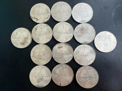 1971-D Germany 5 Deutsche Mark .625 Silver 1 Coin Albrecht Durer Anniversary Cover