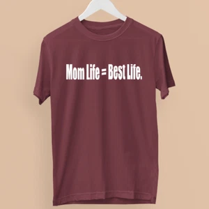 Mom Life T-Shirt Best LIFE Perfect Gift For Mother’s Day Celebration - Picture 1 of 23