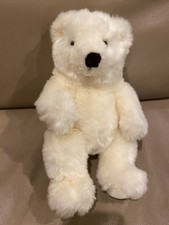 Vintage Russ Berrie Polar Bear Creamsicle White Super Soft Plush Toy 11”