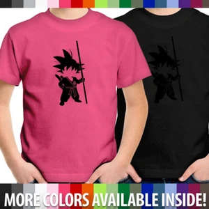 Toddler Tee Youth T-Shirt Boy Girl Gift Shirt Anime Young Son Goku Kakarot Kids - Picture 1 of 3
