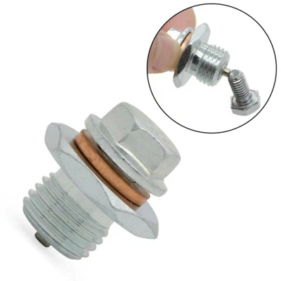 For Yamaha Banshee 350 Raptor Rhino 660 700 Magnetic Oil Drain Plug Thread Set - Image 1 of 4