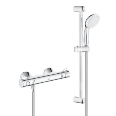 Grohe Grohtherm 800 Thermostat Dusche Handbrause Brausestange Komplettset 600mm - Bild 1 von 2