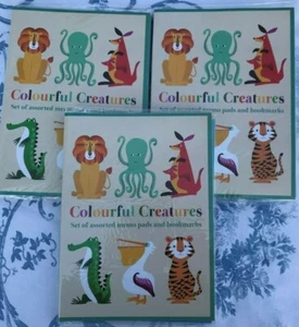 Colourful Creatures Sticky Notes & bookmarks - Picture 1 of 2