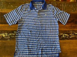 Polo Golf By Ralph Lauren Striped Golf Polo Shirt Size Large - Picture 1 of 6