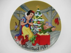 Piatto Natale DISNEY 1987 Sorpresa BIANCANEVE Edizione Limitata 3052/25000 - Foto 1 di 5