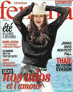 VERSION FEMINA n°588 08/07/2013  Nos ados et l'amour/ Daniel Auteuil/ Maroc - Imagen 1 de 1