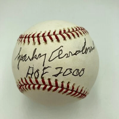 Sparky Anderson HOF 2000 Signed Official Major League Baseball JSA COA - Image 1 of 4