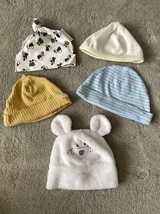 Baby Unisex Hats Newborn 1-2 Months 0-3 Months - Picture 1 of 17