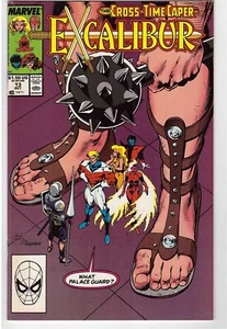 Excalibur #13 Oct 1989 Marvel Comic Book Cross Time Caper - Picture 1 of 2