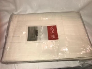 La Signoria Di Firenze Raffaello Sateen Queen Flat Sheet Ivory New - Picture 1 of 7