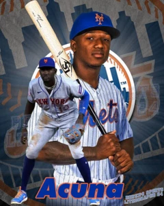 Stampa litografica New York Mets di Luisangel Acuna 2024 - Foto 1 di 1