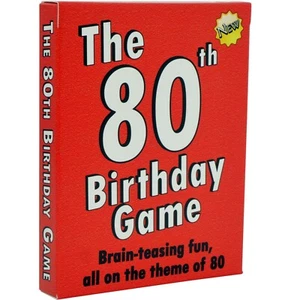 80th birthday gifts for men or women: HAPPY 80th BIRTHDAY CARD GAME.Age 70 years - Picture 1 of 11