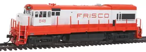 Atlas Silver 10001155 HO Scale GE U30B FRISCO #848 DCC Ready New in Box Tested - Picture 1 of 16