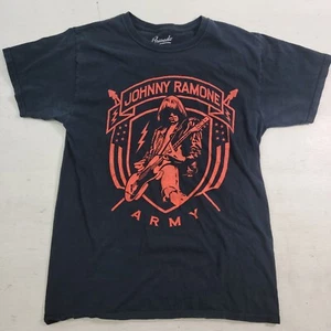 Ramones Punk Band "Johnny Ramone" Crest schwarz rot Gitarre Herren T-Shirt Gr. M - Bild 1 von 9