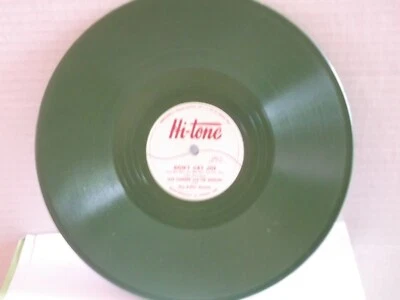 Jack Leonard & Riddlers,Hi-Tone 280,"Don't Cry Joe"US,10" 78 RPM,GREEN record,M- - Image 1 of 3