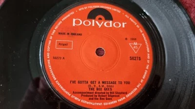 7" BEE GEES - I've gotta get a message to you - single 1968 Polydor *N/MINT - Image 1 of 3