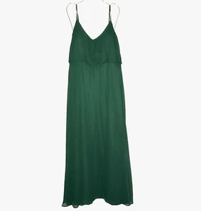 Birdy Grey Women's Emerald Green Blouson Formal Prom Party Chiffon Dress SZ XL - Picture 1 of 13