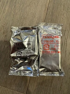 Original Lexmark 32/33 2er-Pack Standardkapazität - Schwarz/Mehrfarbig Tintenpatronen - Bild 1 von 2