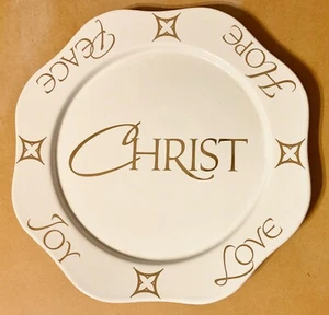 Lighthouse Christian Products Piatto decorativo 8 lati NATALE - Non 4 uso alimentare - Foto 1 di 3