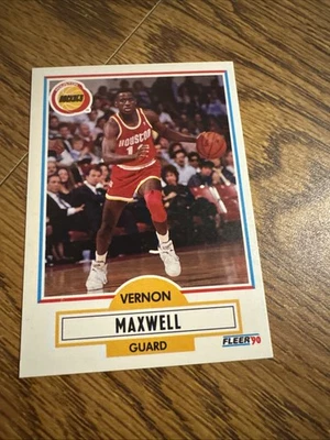 1990-91 Fleer - Vernon Maxwell #72 Houston Rockets - Image 1 of 2