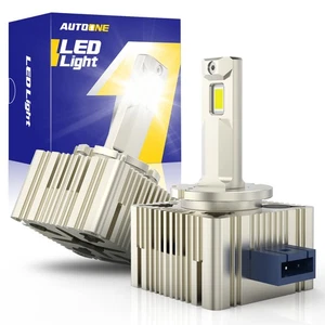 2PCS D3S D3R LED Headlight Bulbs 300W 6000K Super White HID Xenon Conversion EAW - Picture 1 of 17