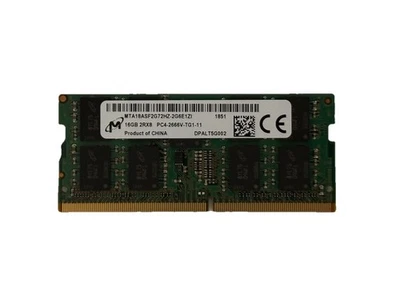 Micron 32GB (2X16GB) 2666MHz ECC SODIMM Server Memory Ram MTA18ASF2G72HZ-2G6E1 - Image 1 of 2