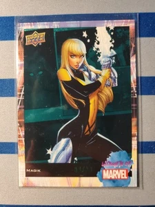 2024 Upper Deck Women of Marvel Green FX #94/99 Magik #63 SP Rare - Picture 1 of 2