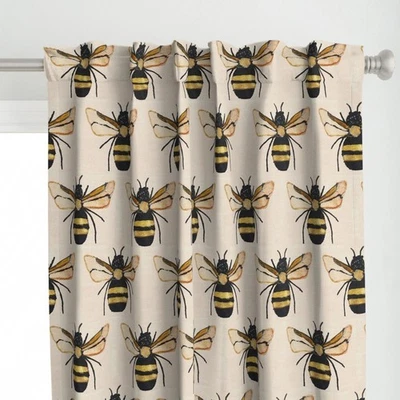 Panel Cortina Personalizado Estampado Emperatriz Neoclásico Abeja República Dorada Foto 1 de 4