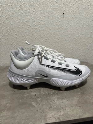 Chuteiras de beisebol Nike Alpha Huarache Elite 4 brancas baixas FD2745-100 masculinas tamanho 10 - Imagem 1 de 4