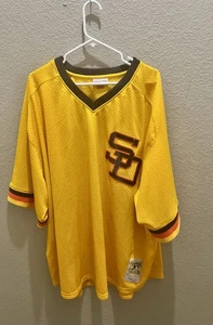 San Diego Padres Tony Gwynn 1982 Mitchell & Ness Jersey Sewn 64 5XL - Picture 1 of 5