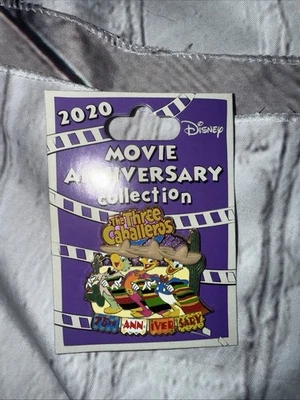 ¡Pin exclusivo del elenco de Disney 2020 colección Three Caballeros 75 aniversario! Foto 1 de 3