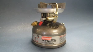 Vintage Coleman Dual Fuel 533 Camp Stove VGC & Clean 03-2015 - Picture 1 of 13