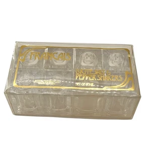 Vintage Lucite Salz & Paprika 70er Mid Century Modern 8er Set Urlaub Party - Bild 1 von 8