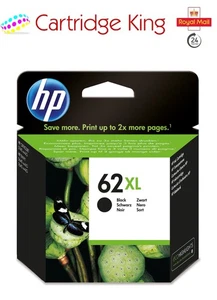 Encre noire d'origine HP 62XL pour Envy 5546 - Photo 1/6