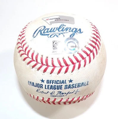 New York Yankees Game-Used Baseball vs. Tampa Bay Rays on September 25, 2019 - Image 1 of 4