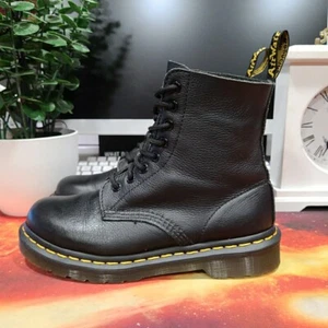 ¡BRILLANTE!! Botas Dr. Martens Pascal Negras Suaves Virginia Talla UK 4 - Imagen 1 de 24