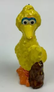 Sesame Street Big Bird adorno de Navidad cerámica 1971 1977 Muppets vintage 3,5" - Imagen 1 de 4
