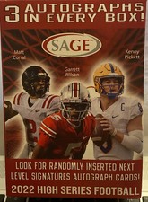 2022 SAGE High Series Football Pick Complete Your Set RC Base Parallel Inserts