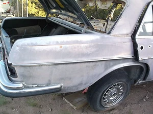 Mercedes Benz W108 Right Rear Fender Exterior Chrome Trim beltline belt OEM    b - Picture 1 of 11