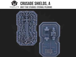 Crusade Shields, A (x10) | Grey Tide Studios | Eternal Pilgrims | Conversion Par - Picture 1 of 10
