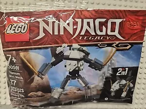 LEGO 30591 RETIRED FACTORY SEALED NEW NINJAGO Titanium Mini Mech 2in1 Set 77 Pcs - Picture 1 of 4