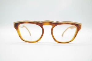 Vintage Lagerfeld 4603 Braun Gold Oval Glasses Frames Eyeglasses NOS - Picture 1 of 6