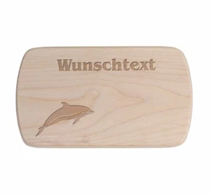 Ahorn Frühstücksbrettchen - Delfin - Bild 1 von 1