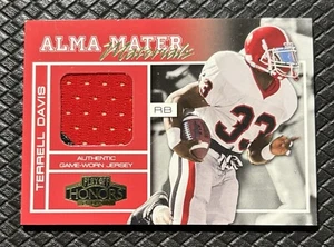 TERRELL DAVIS 2001 Playoff Honors Alma Mater Jersey Patch Georgia Broncos a - Picture 1 of 2
