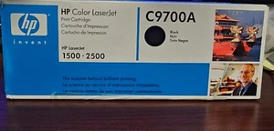 C9700A - HP Toner Cartridge Laserjet Black Genuine  - 1500-2500 - NEW SEALED! - Picture 1 of 1