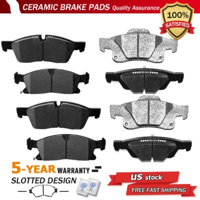 Pastilla de freno delantera y trasera de cerámica para Jeep Grand Cherokee Dodge Durango 2011-2018 Foto 1 de 4