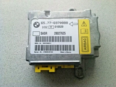 BMW 750i 750Li E65 E66 2004-2008 ~ módulo sensor pilar A delantero derecho ~ pieza OEM Foto 1 de 4