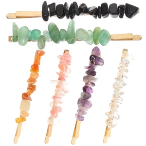 6St Haar Frauen-Haarnadeln Haarschmuck- Edelstein-Haarnadel - Bild 1 von 12