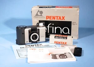 Pentax Efina APS 35mm Film Camera 24mm-48mm Zoom Lens * Fully Working * Boxed - Picture 1 of 7