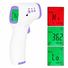 Digital Fieberthermometer Infrarot LCD Thermometer Stirnthermometer kontakt DE